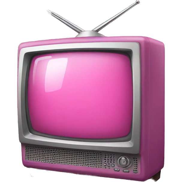 Pink TV  emoji