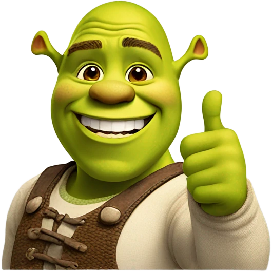 Shrek thumbs up emoji