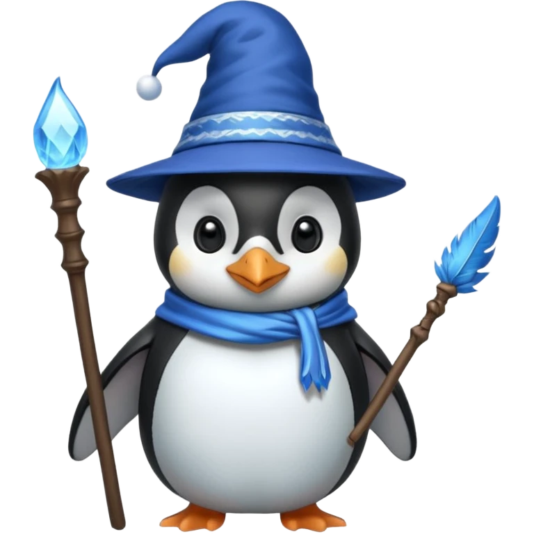 Penguin Wizard emoji