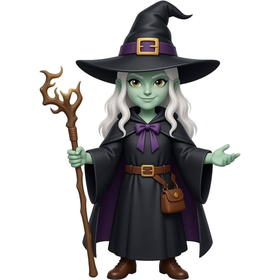 bruja muy malvada todo cuerpo emoji