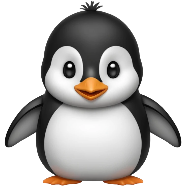 A cartoon  cute cartoon penguine emoji
