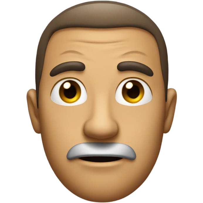 Sarcastic smile emoji