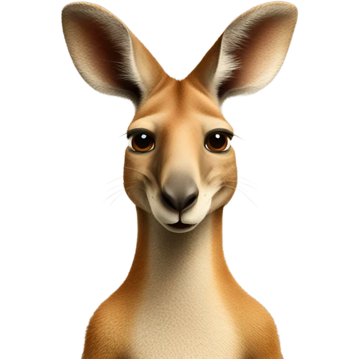 kangaroo with a top on emoji