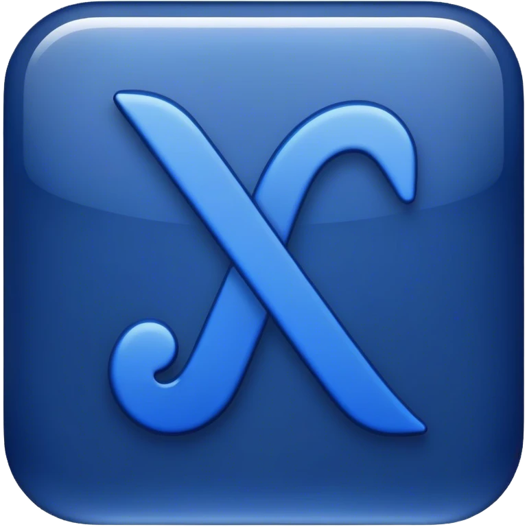 dark blue writing emoji