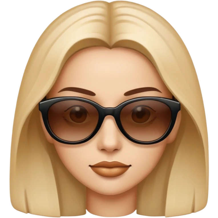 Female with sunglasses emoji