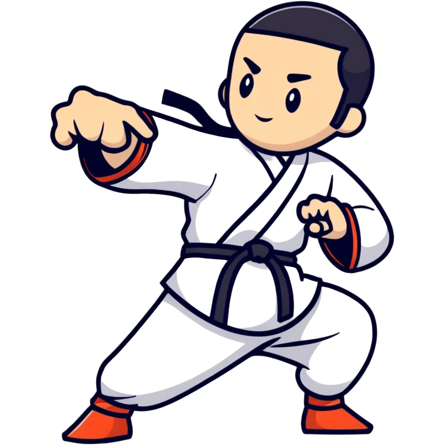 kung fu man emoji
