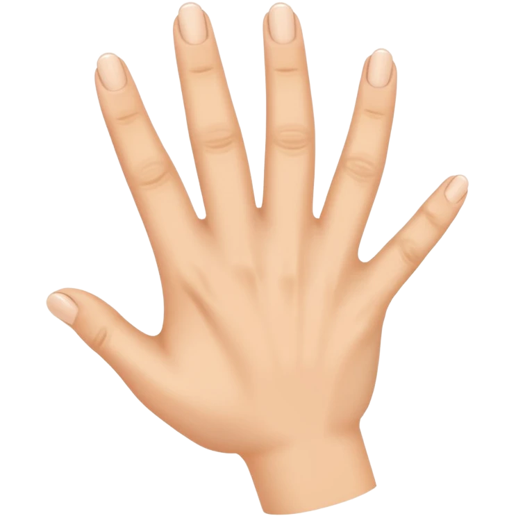 hand showing ar ring with 5 fingers emoji