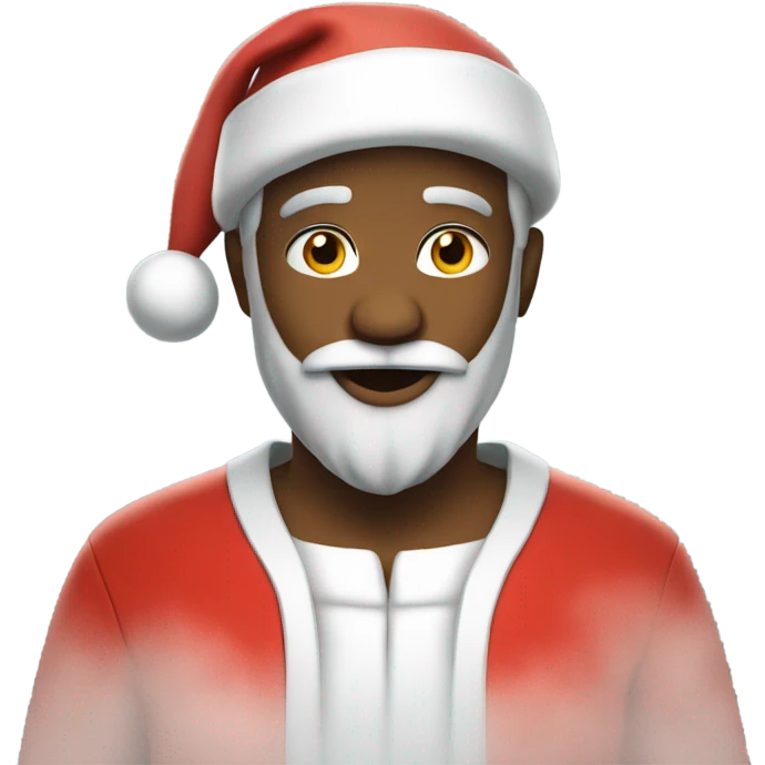 Santa in the off season emoji