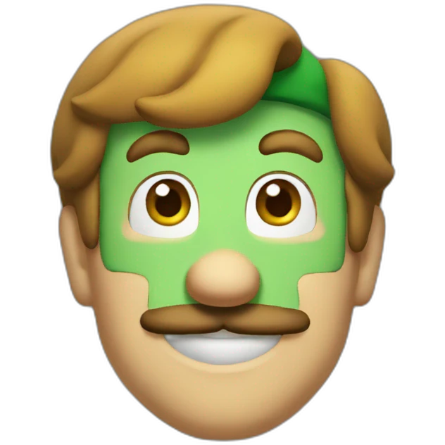 luigi face emoji