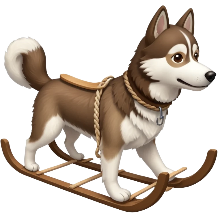 dog sled emoji