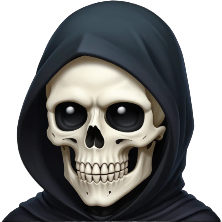 grim reaper head only emoji