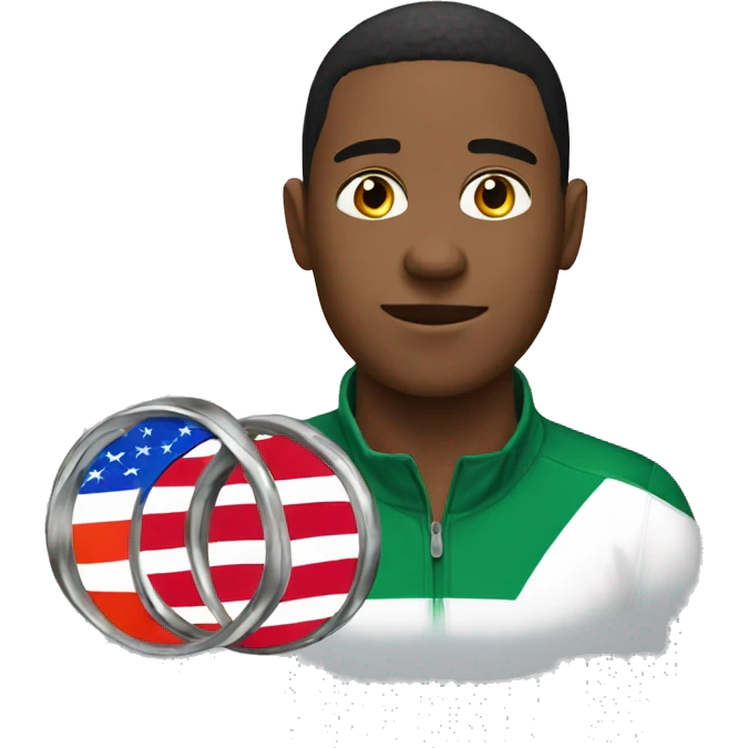 my profile picture with olymic rings emoji