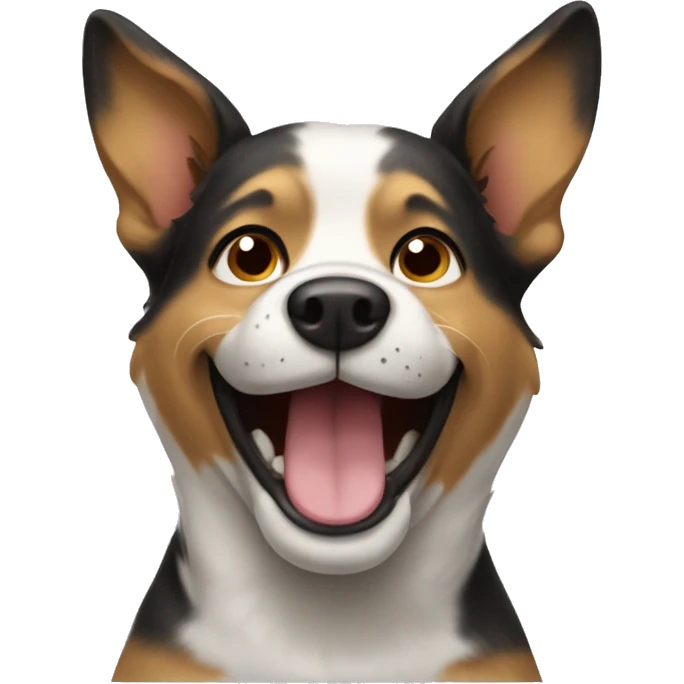dog smiling emoji