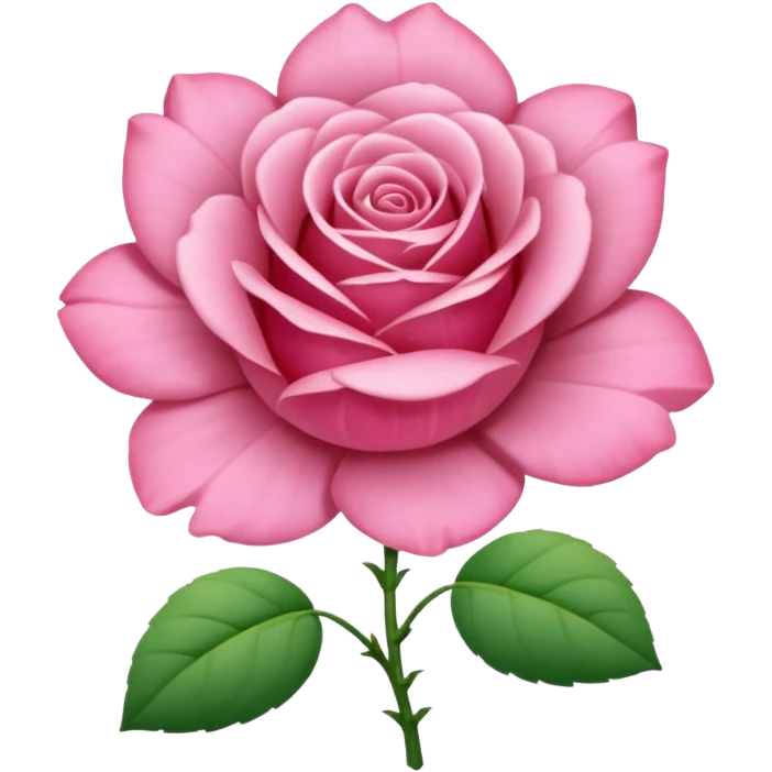 UNE SEULE FLEUR ROSE emoji