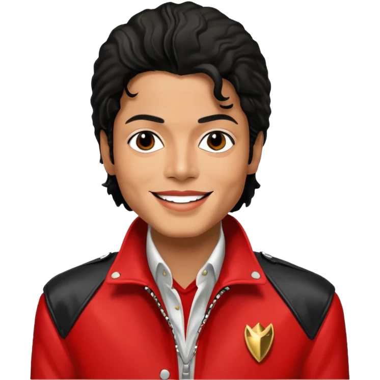 Michael Jackson with his Thriller jacket emoji