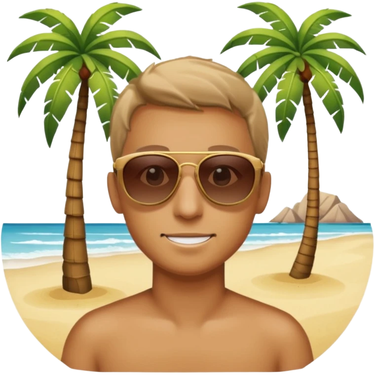 olas playa palmeras emoji