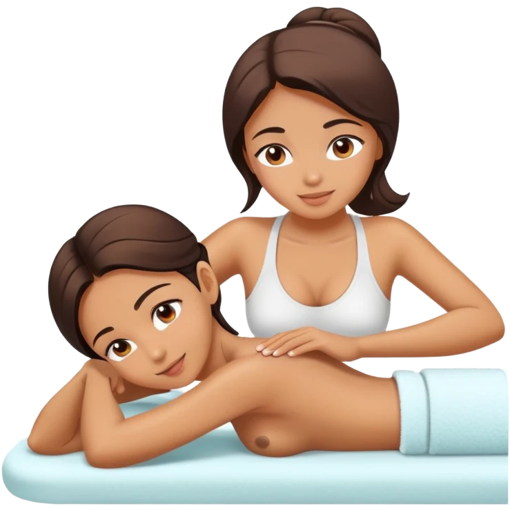 spa massage girl emoji