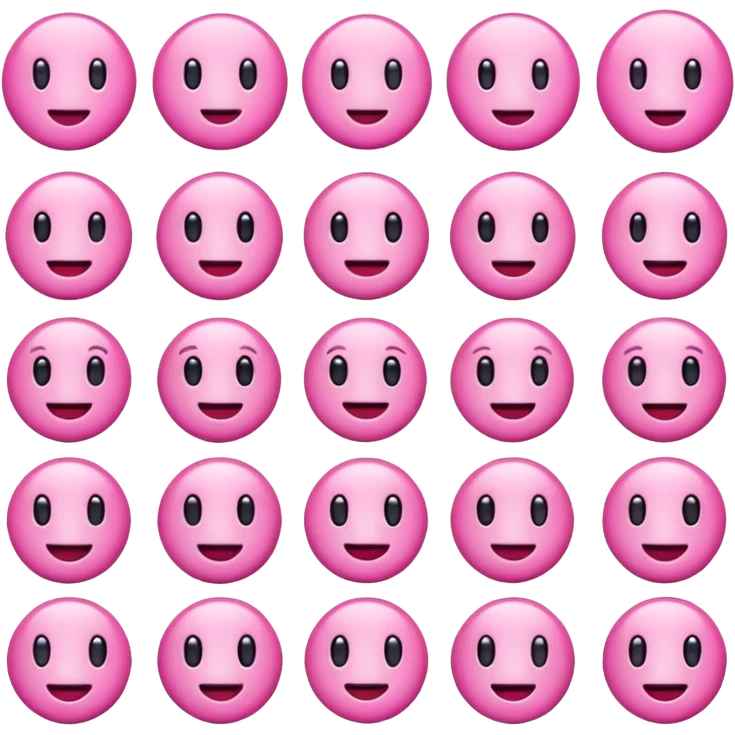 pink emojis emoji