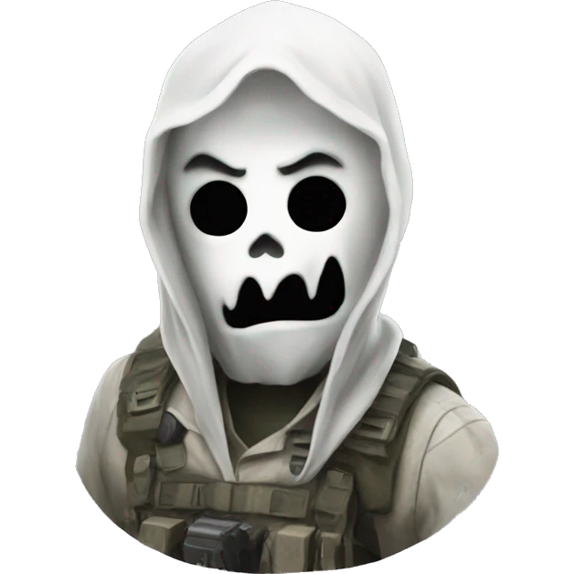 Ghost from call of duty emoji