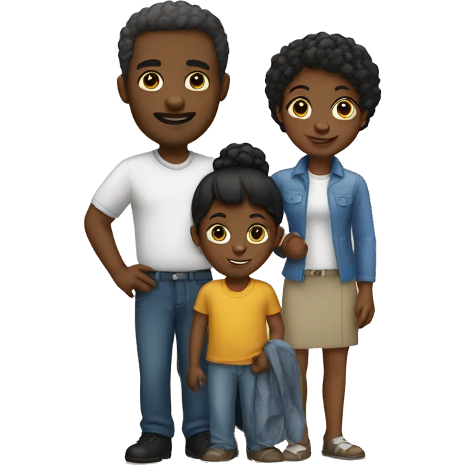 Black family emoji