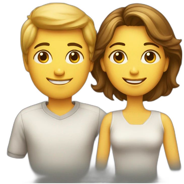 Liebendes paar emoji