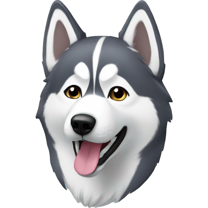 husky with lfg text emoji
