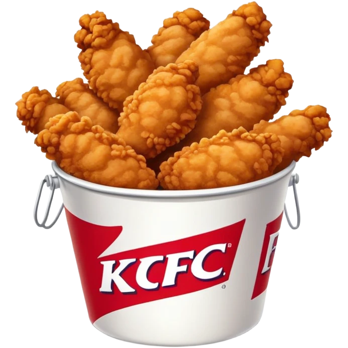 KFC fried chicken bucket emoji