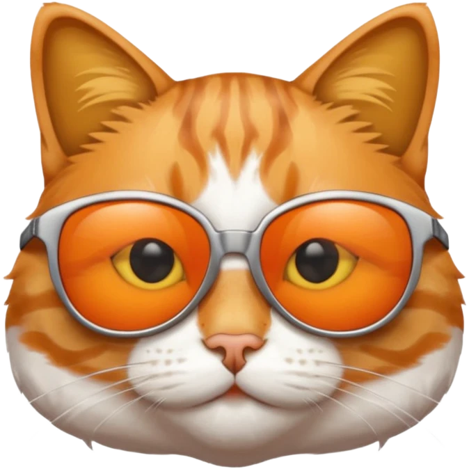 Cat wearing sunglasses emoji