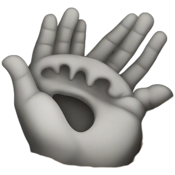 Hand coming out of grave  emoji