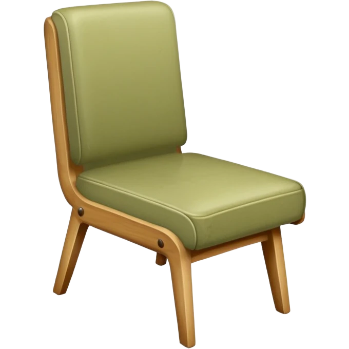 Pale olive colored chair emoji