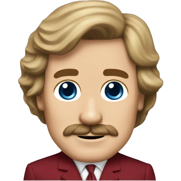 Ron burgundy Veronica corningstone  emoji