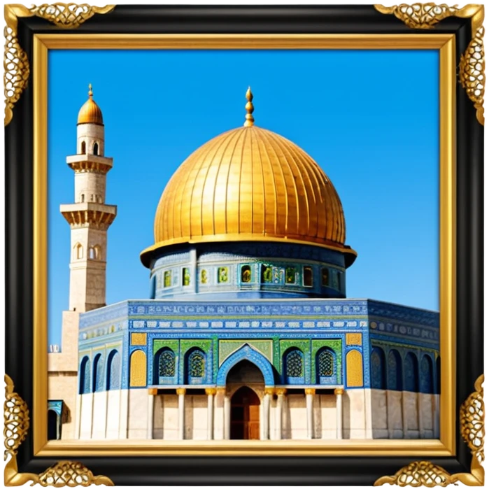 Dome of the rock, Palestine emoji