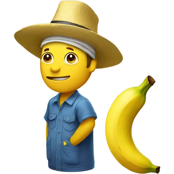 Banana hat emoji