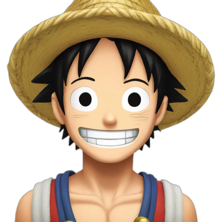 luffy from one piece emoji