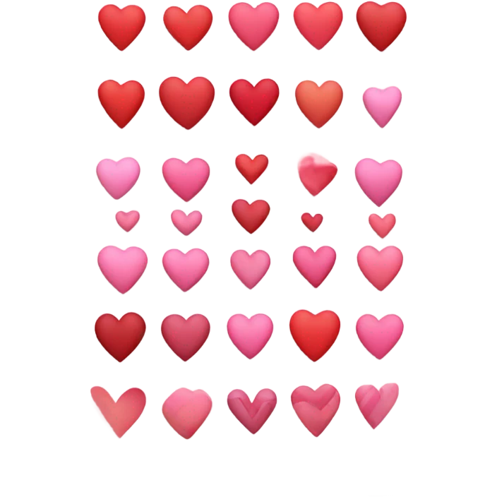 Hearts emoji