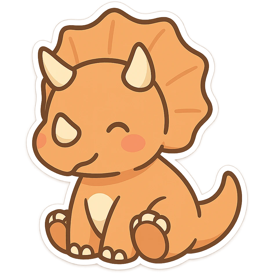 一只三角龙 emoji