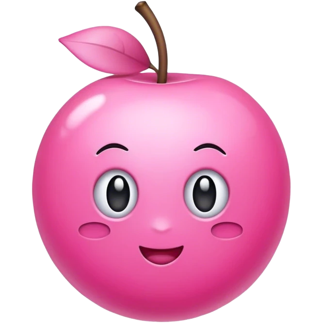 Pink emoji
