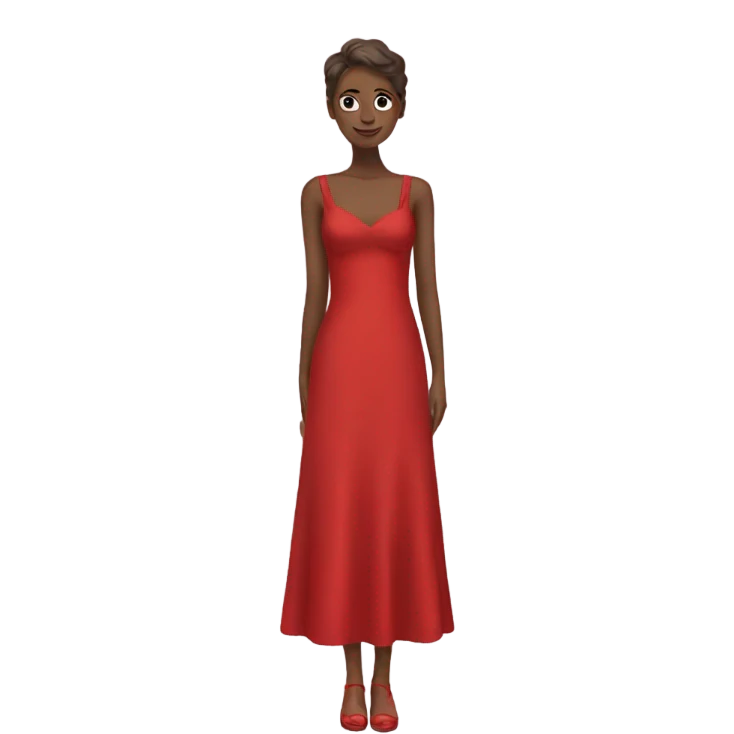 Red dress emoji