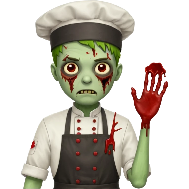 Aşçı zombi emoji