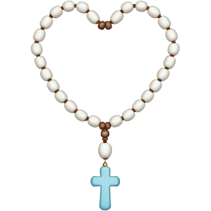 prayer bead white  emoji