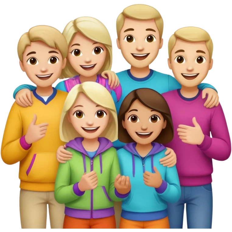 cajling with friends  emoji