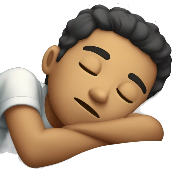 Boy sleep  emoji