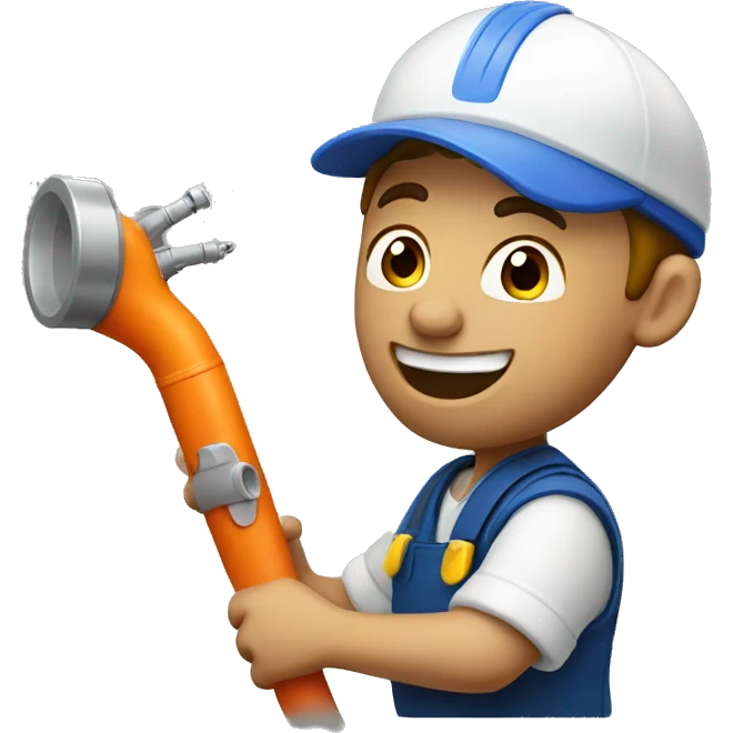 Plumber singing emoji
