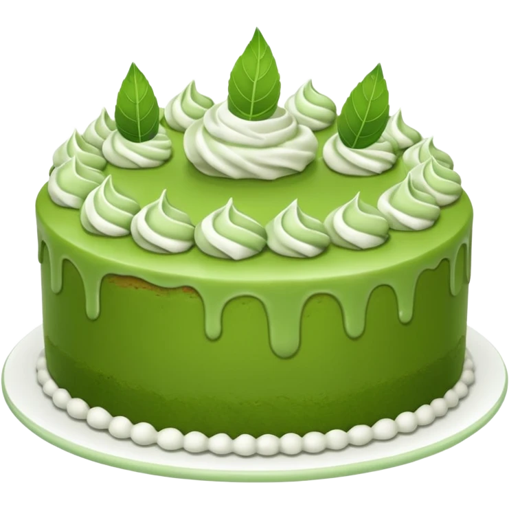 matcha cake emoji