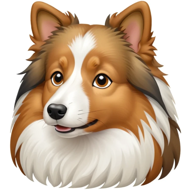 shetland sheepdog tricolor emoji