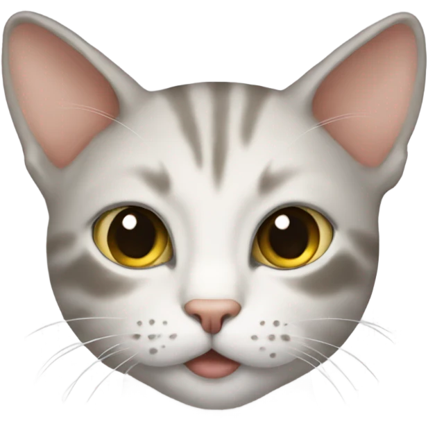 Naked cat emoji