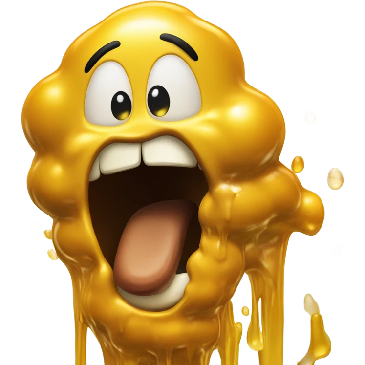 Vomitting honey emoji