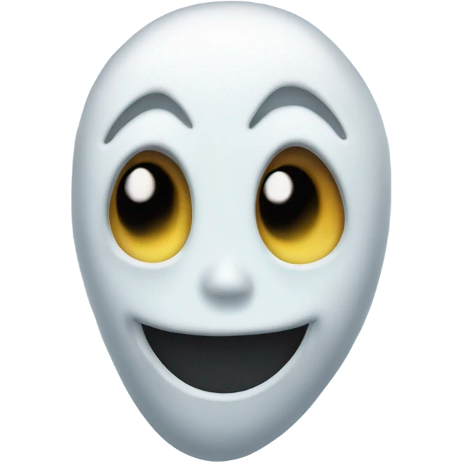 Ghost face emoji