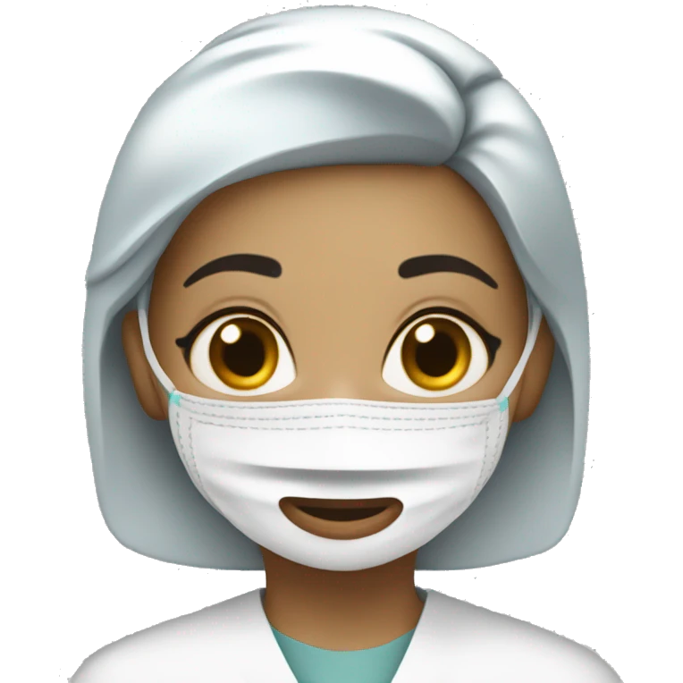 white surgeon girl emoji