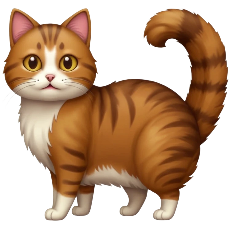 Кот какает emoji